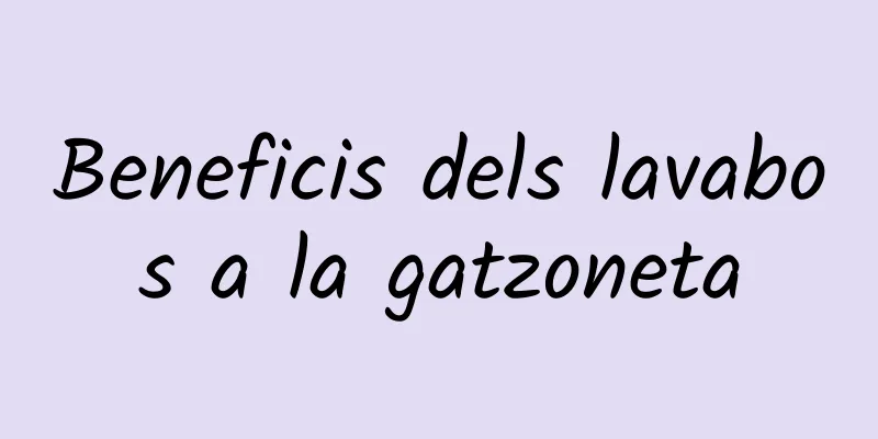 Beneficis dels lavabos a la gatzoneta