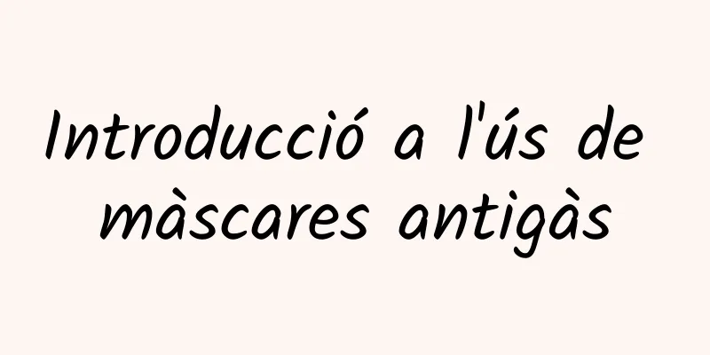 Introducció a l'ús de màscares antigàs