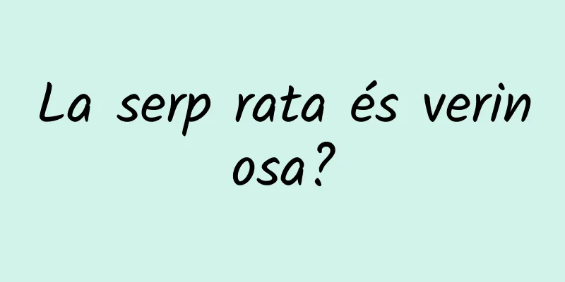 La serp rata és verinosa?