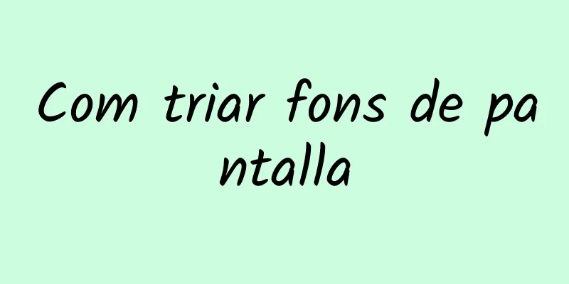 Com triar fons de pantalla