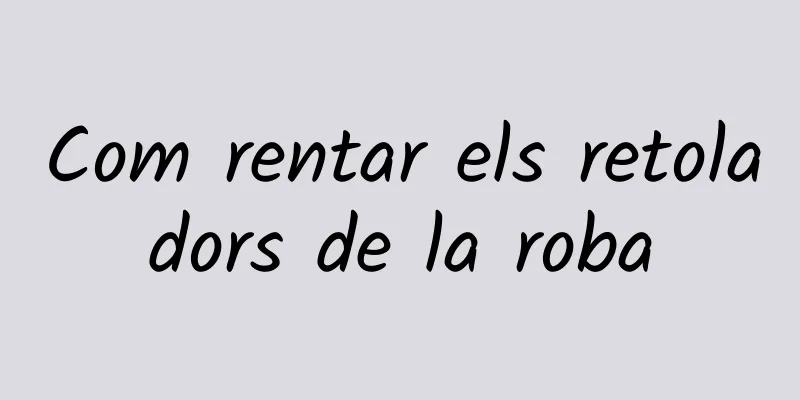 Com rentar els retoladors de la roba