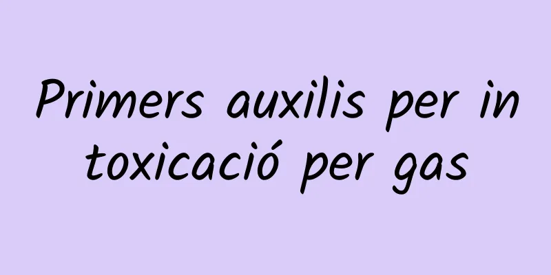 Primers auxilis per intoxicació per gas