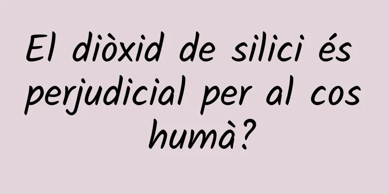 El diòxid de silici és perjudicial per al cos humà?
