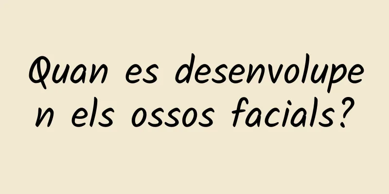 Quan es desenvolupen els ossos facials?