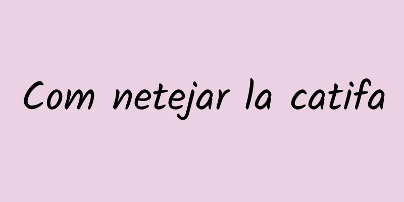 Com netejar la catifa