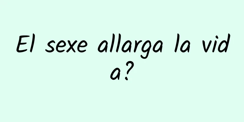 El sexe allarga la vida?
