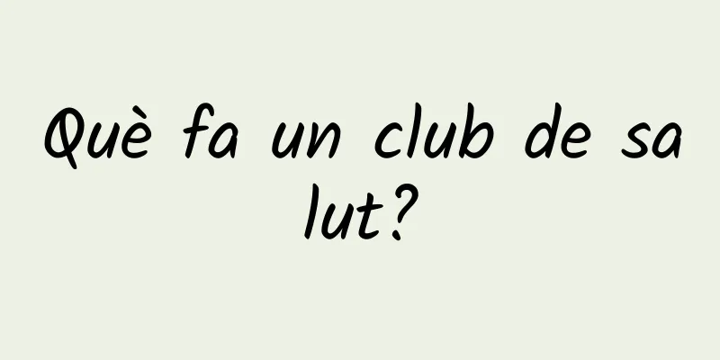 Què fa un club de salut?