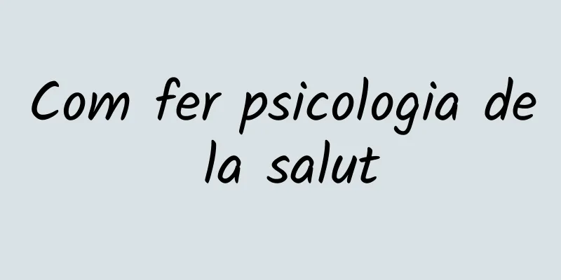 Com fer psicologia de la salut