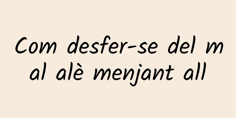Com desfer-se del mal alè menjant all