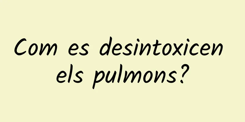 Com es desintoxicen els pulmons?