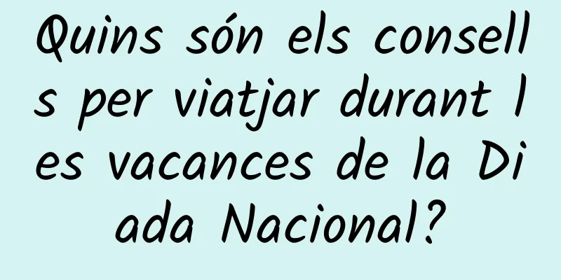 Quins són els consells per viatjar durant les vacances de la Diada Nacional?