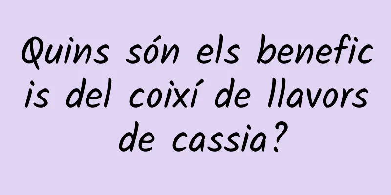 Quins són els beneficis del coixí de llavors de cassia?