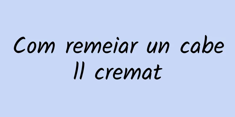 Com remeiar un cabell cremat