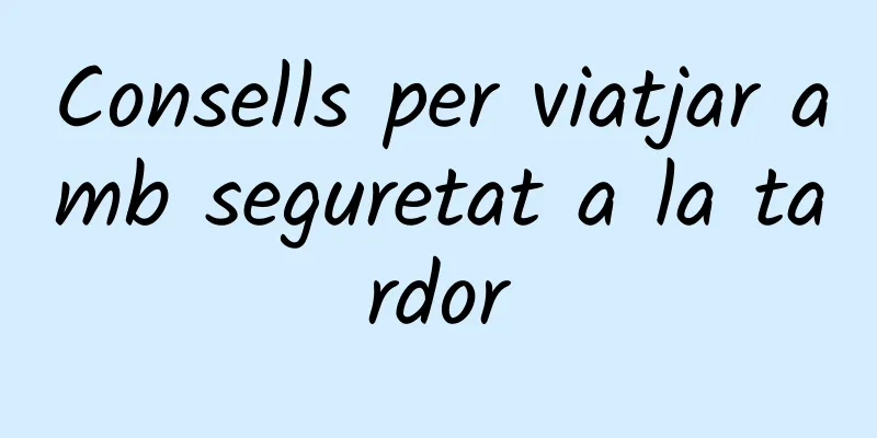 Consells per viatjar amb seguretat a la tardor
