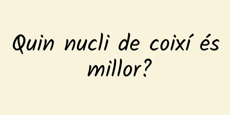 Quin nucli de coixí és millor?