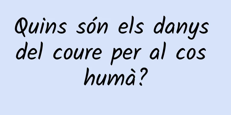 Quins són els danys del coure per al cos humà?