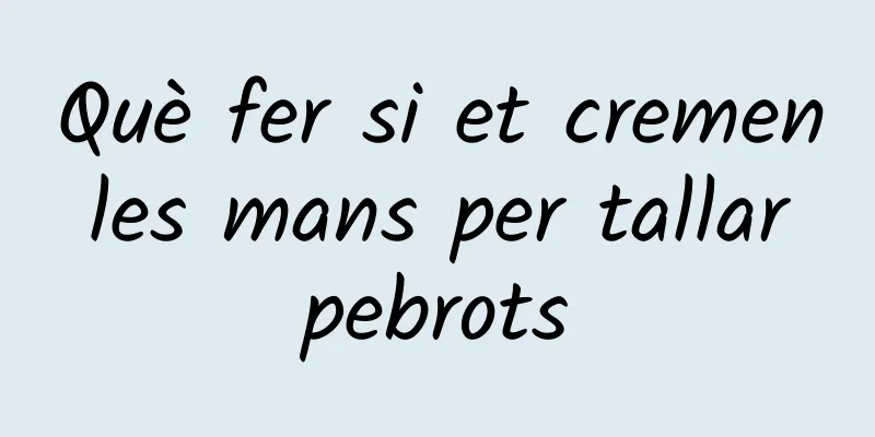 Què fer si et cremen les mans per tallar pebrots