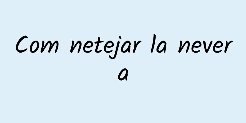 Com netejar la nevera