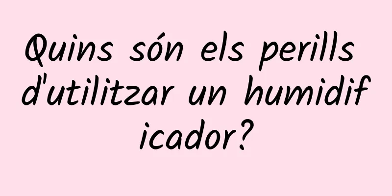 Quins són els perills d'utilitzar un humidificador?
