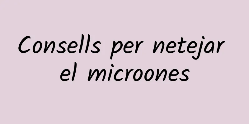 Consells per netejar el microones