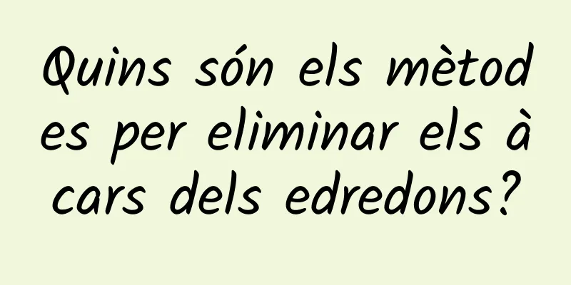 Quins són els mètodes per eliminar els àcars dels edredons?