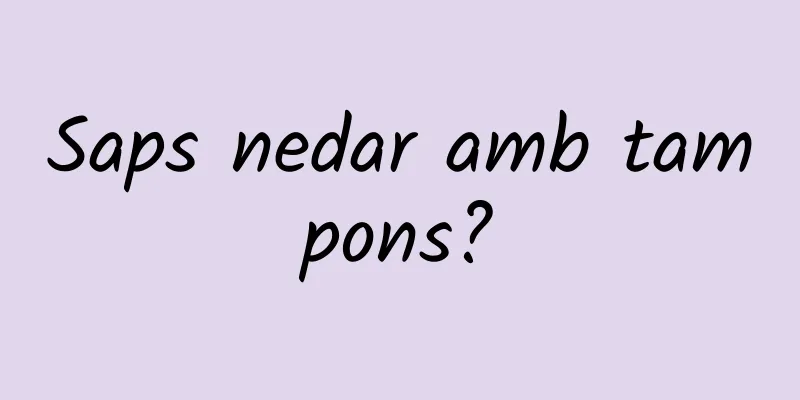 Saps nedar amb tampons?