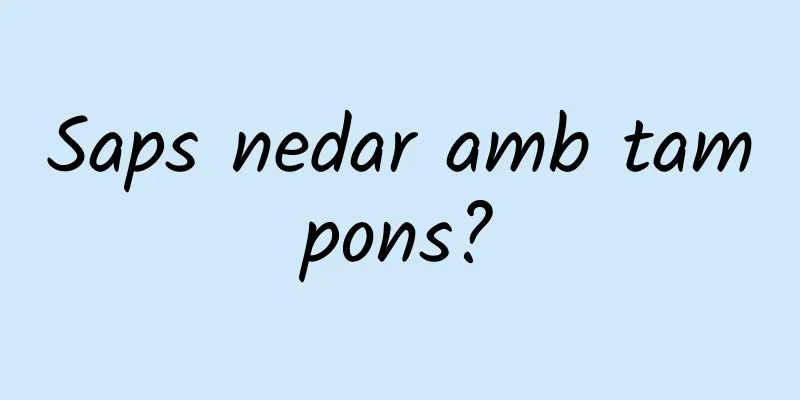 Saps nedar amb tampons?
