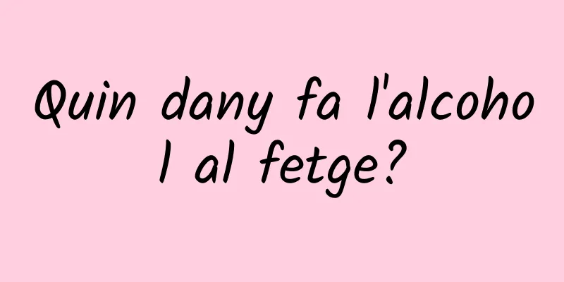 Quin dany fa l'alcohol al fetge?