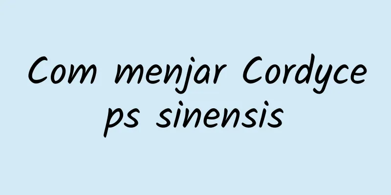 Com menjar Cordyceps sinensis