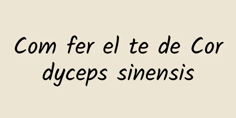 Com fer el te de Cordyceps sinensis