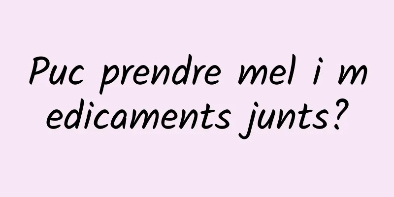Puc prendre mel i medicaments junts?