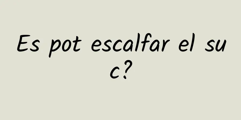 Es pot escalfar el suc?