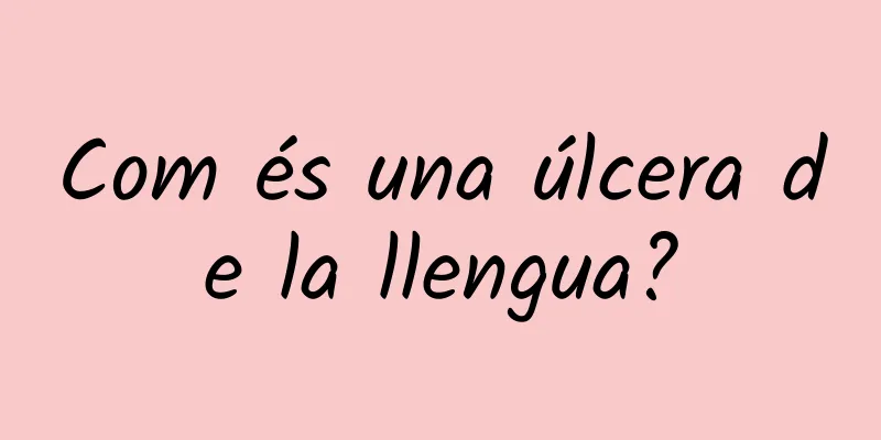 Com és una úlcera de la llengua?