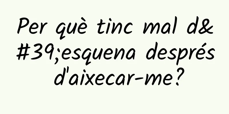 Per què tinc mal d'esquena després d'aixecar-me?