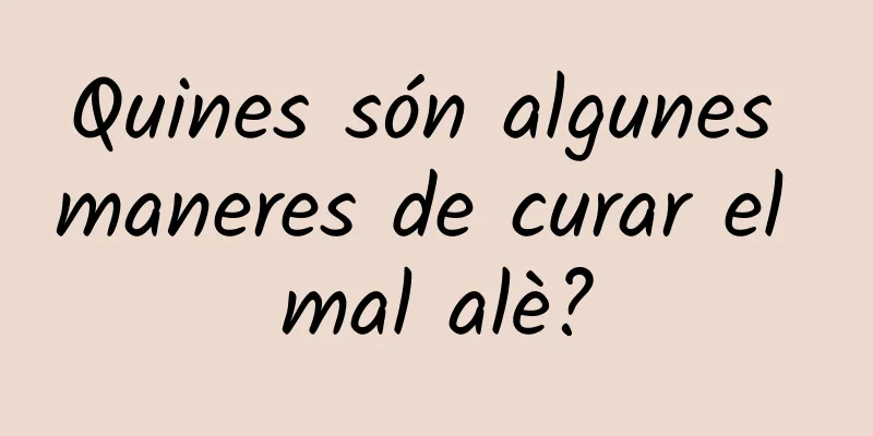 Quines són algunes maneres de curar el mal alè?