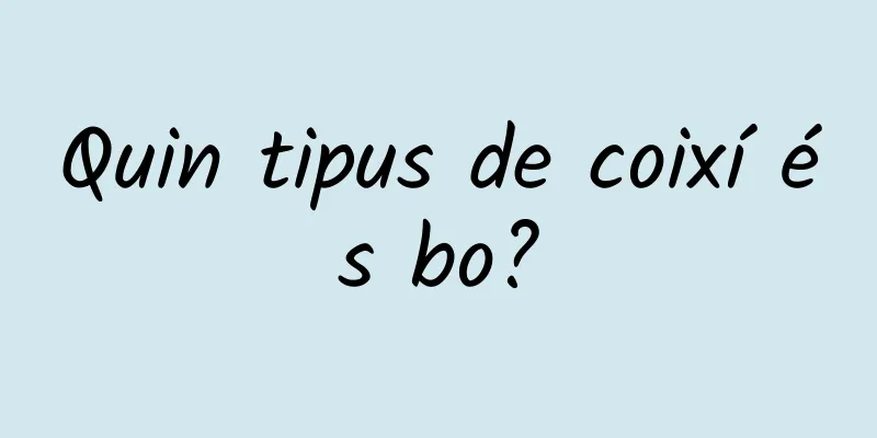 Quin tipus de coixí és bo?