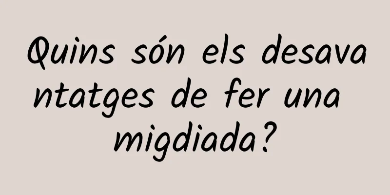 Quins són els desavantatges de fer una migdiada?