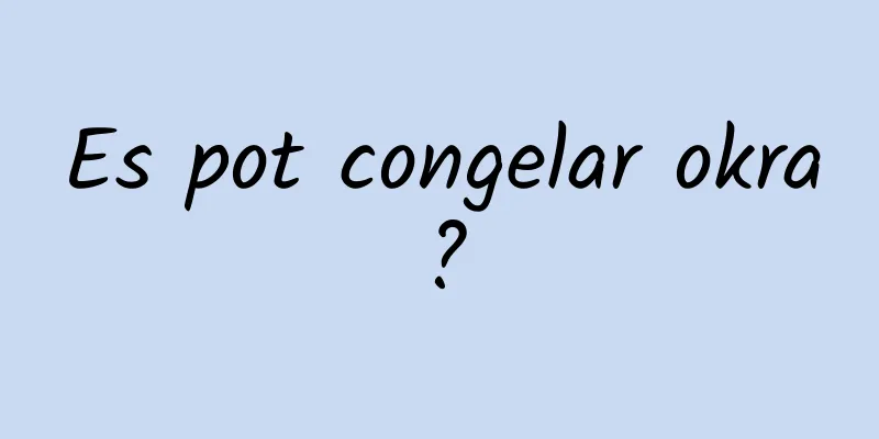 Es pot congelar okra?