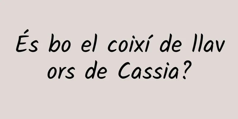 És bo el coixí de llavors de Cassia?