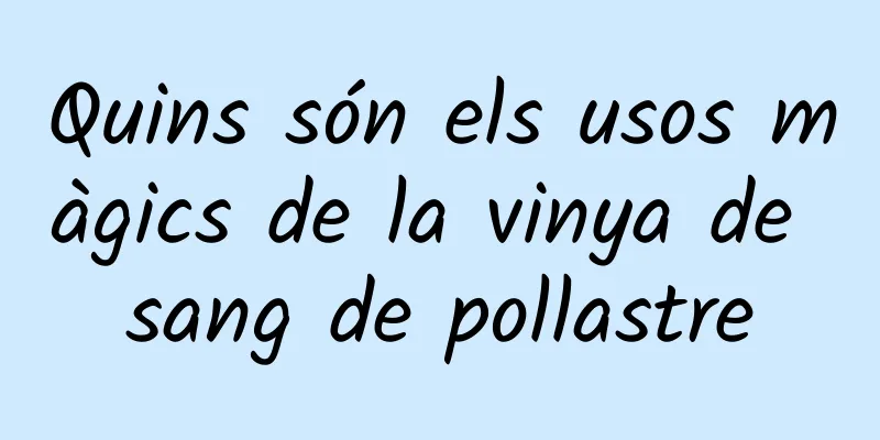 Quins són els usos màgics de la vinya de sang de pollastre
