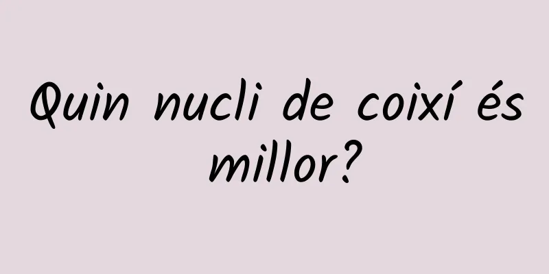 Quin nucli de coixí és millor?
