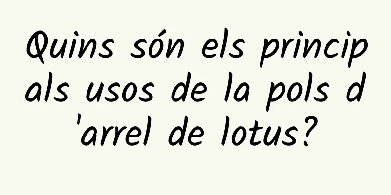 Quins són els principals usos de la pols d'arrel de lotus?