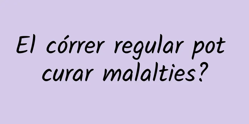 El córrer regular pot curar malalties?