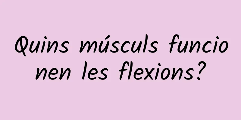 Quins músculs funcionen les flexions?