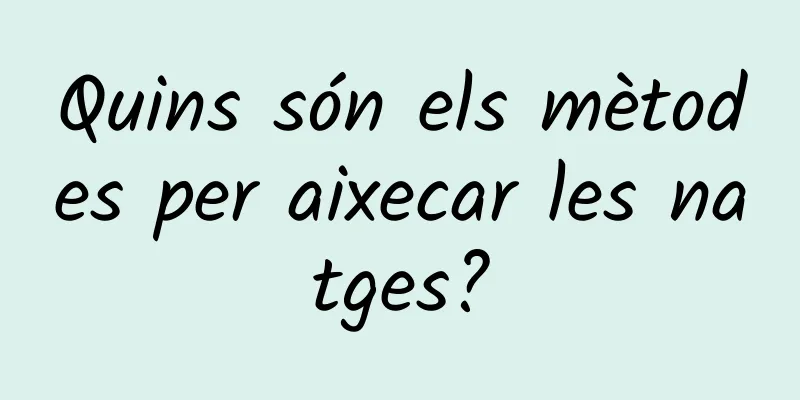 Quins són els mètodes per aixecar les natges?