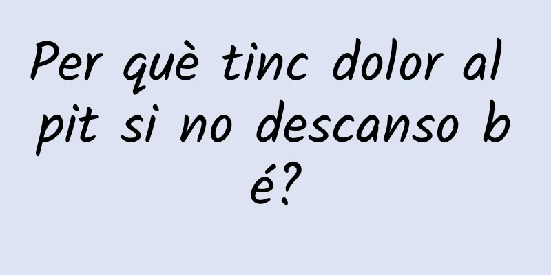 Per què tinc dolor al pit si no descanso bé?