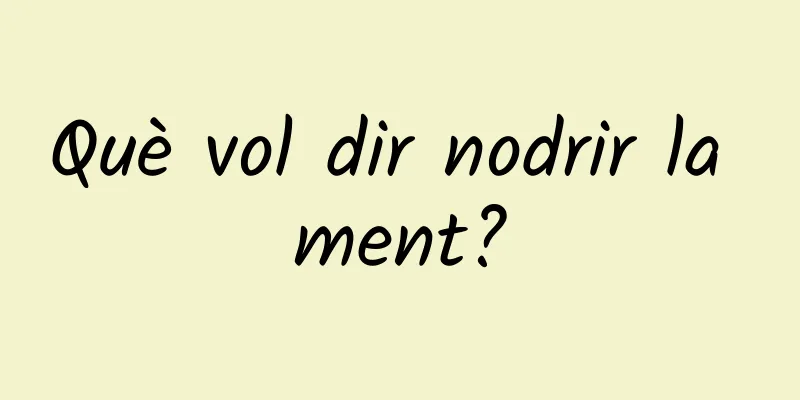 Què vol dir nodrir la ment?