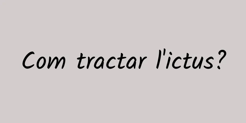 Com tractar l'ictus?