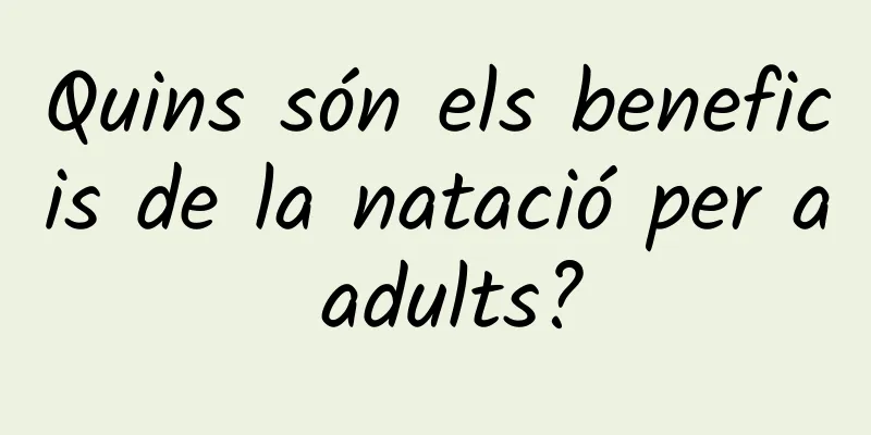 Quins són els beneficis de la natació per a adults?