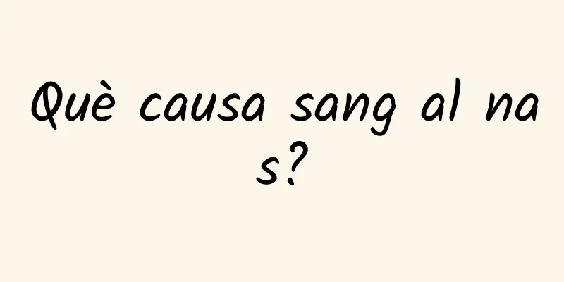 Què causa sang al nas?